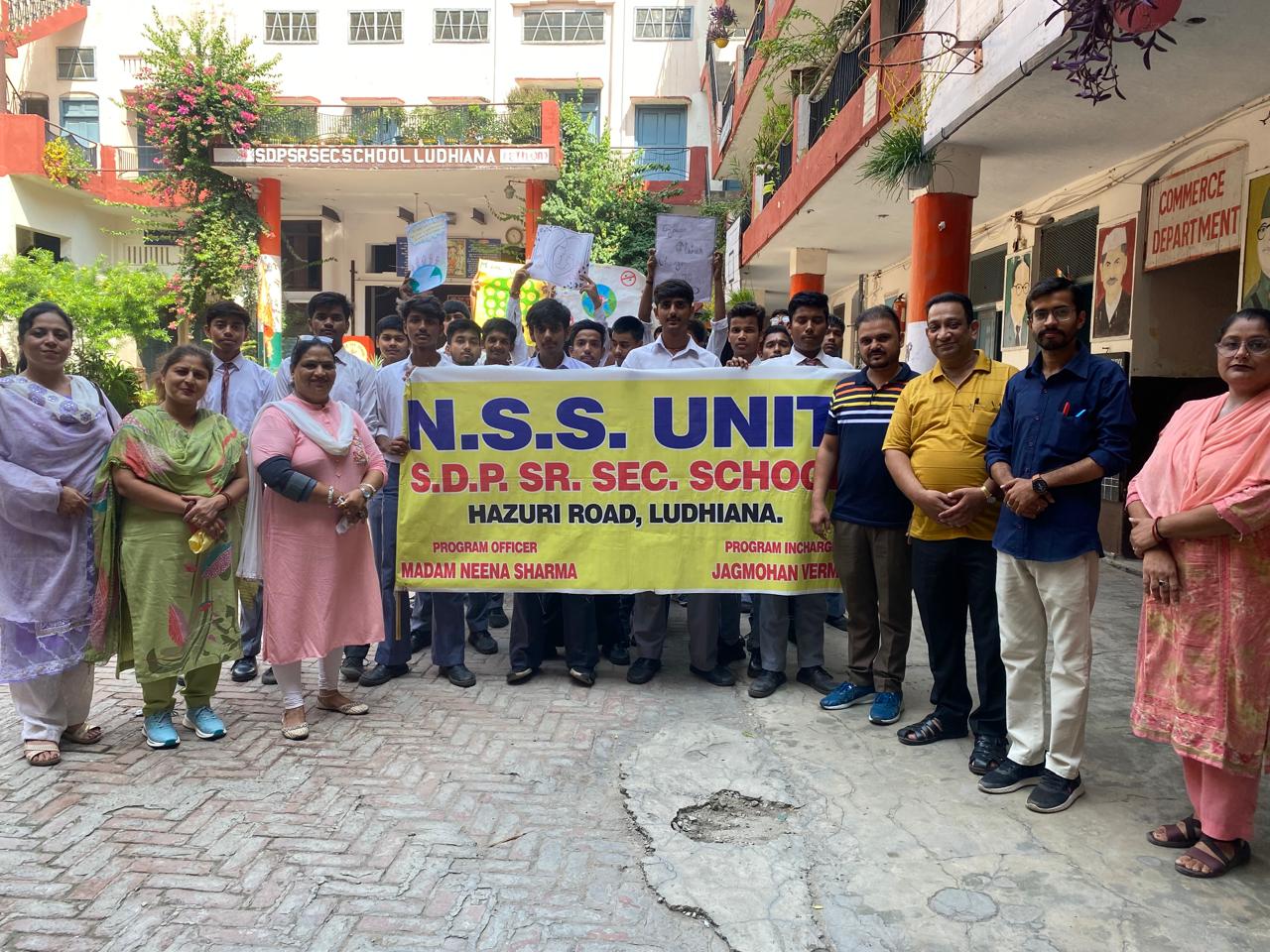 LITERACY DAY BY NCC & NSS STUDENTS